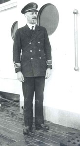 Captain J. W. Leadbetter, commanding officer of tender Cedar; date unknown