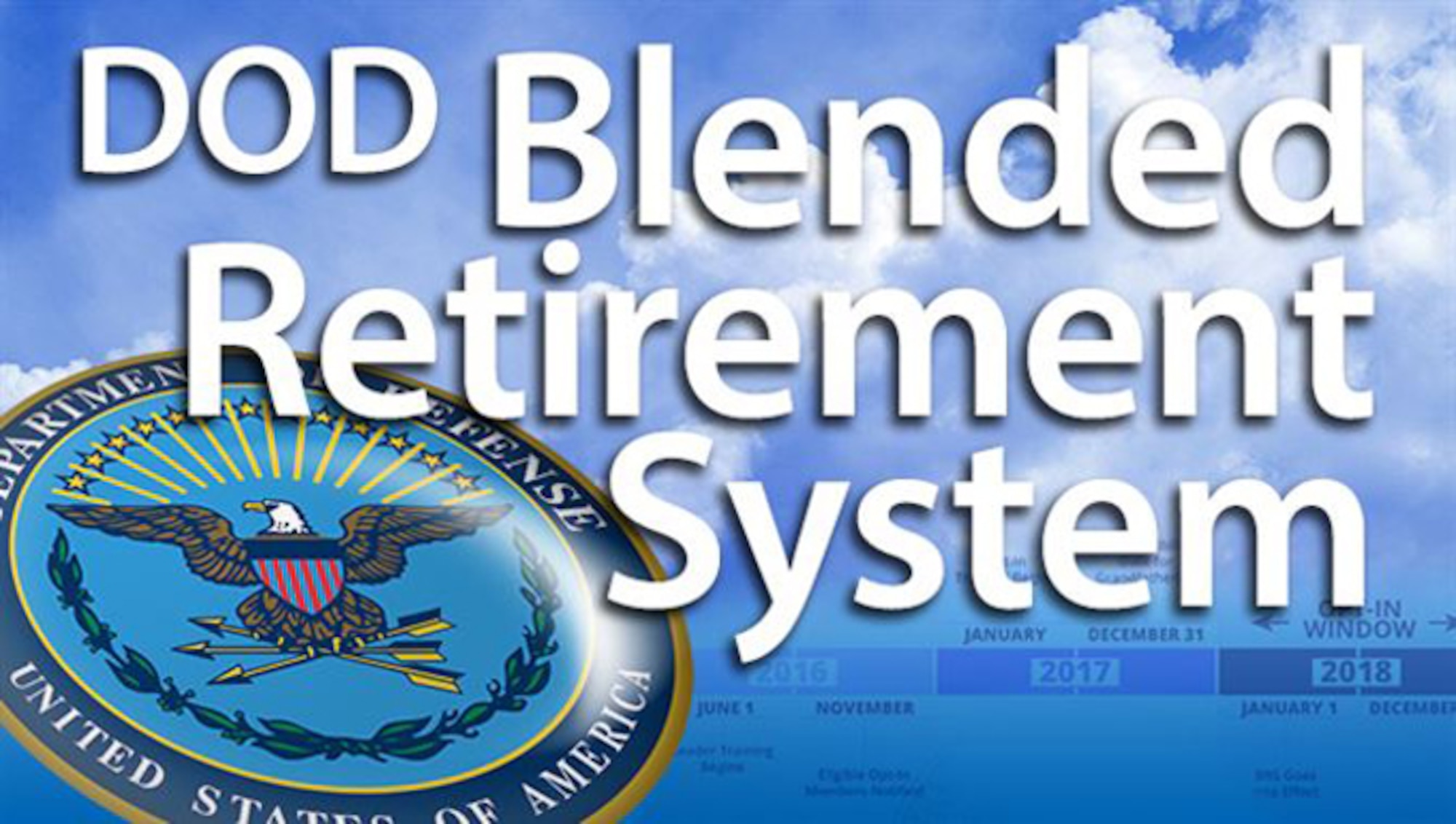 The Department of Defense officially launched the Blended Retirement System (BRS) comparison calculator Tuesday, providing BRS opt-in eligible service members their first  opportunity for an individualized comparison of retirement systems.  The comprehensive tool, in combination with the mandatory BRS Opt-In Course, will assist the nearly 1.7 million opt-in eligible service members and their families make an informed decision on whether or not to elect the new retirement system. (U.S. Air Force image courtesy of Air Force Reserve Command)