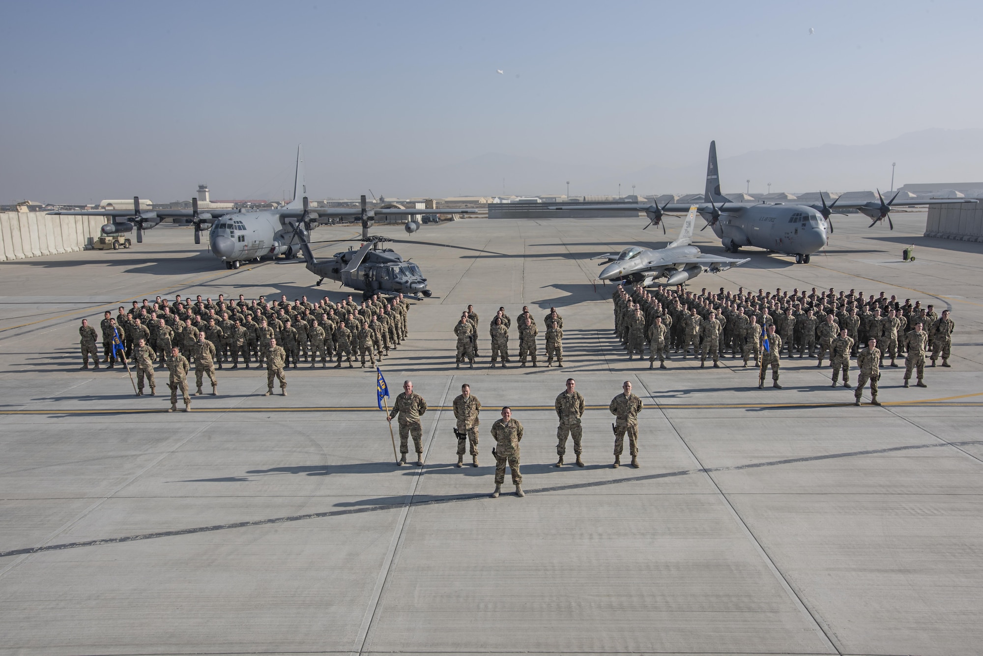 Fifty maintainers from the 920th Maintenance Group have won the 2016 Maintenance Effectiveness Award at the major command level. The award is the highest level of squadron recognition in the Air Force maintenance career field. Air Combat Command awarded the 2016 MEA to the 455th Expeditionary Aircraft Maintenance Squadron, Bagram Air Base, Afghanistan, a unit to which members of the 920th MXG were deployed from September 2016 to February 2017. (U.S. Air Force photo / Staff Sgt. Katherine Spessa)
