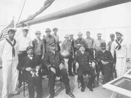 Lighthouse tender crew; date unknown