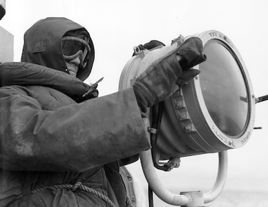 North Atlantic: foul weather gear, WWII