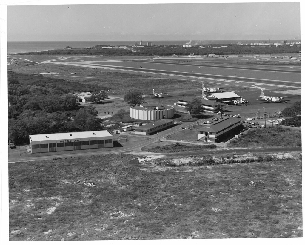 Air Station Barbers Point, Hawaii
Original photo caption: "EM Barracks, Barbers PT."; photo dated 1967; Photo No. 14CGD-01236701"; photographer unknown.