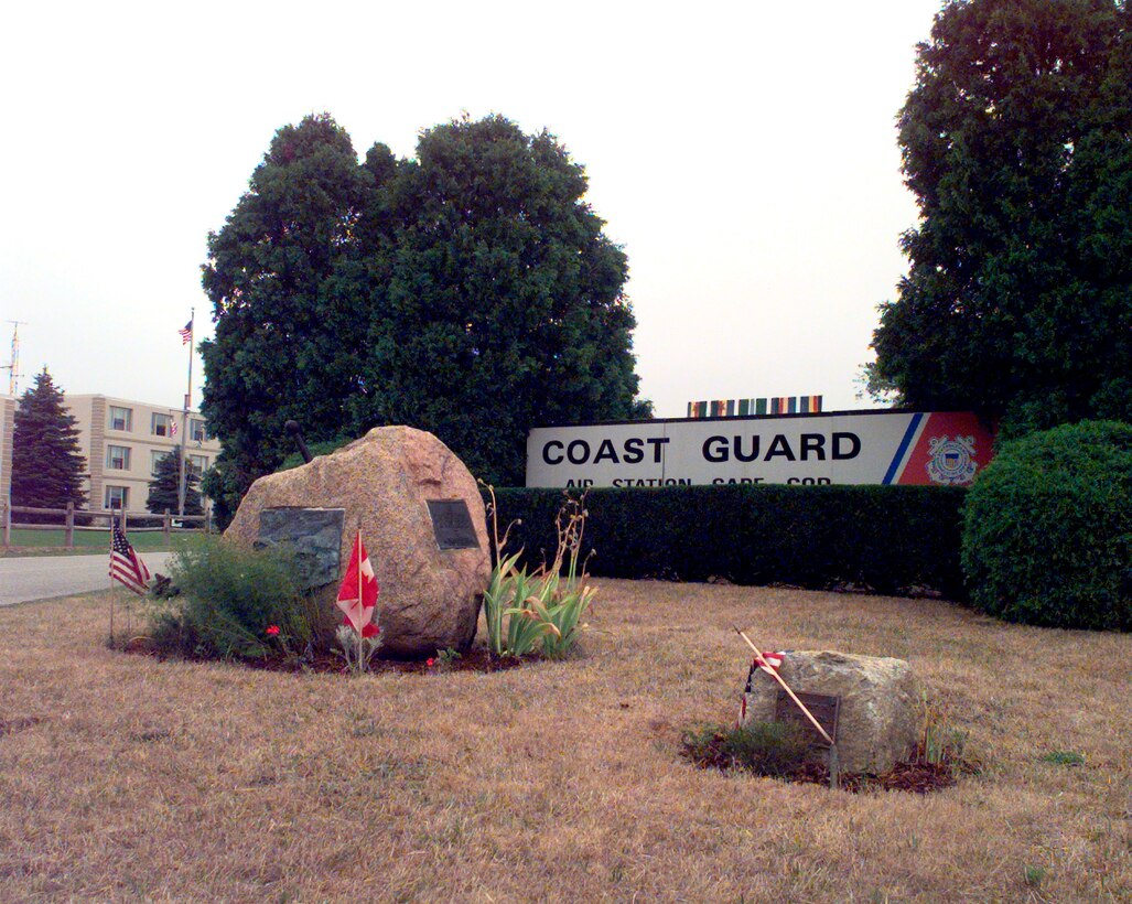 Air Station Cape Cod, Massachusetts
Original photo caption: "The entrance to the Coast Guard Air Station Cape Cod.  The Air Station is located on Otis Air Force Base."; photo is dated 24 July 1999; photo number 990724-I-9954-500 (FR); photo by PA3 Bridget Hieronymus, USCG.

