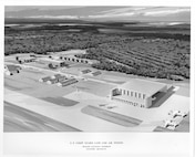 Air Station Cape Cod, Massachusetts
Original photo caption: "U.S. Coast Guard Cape Cod Air Station [;] Praeger - Kavanagh - Waterbury [;] Engineers - Architects"; photo dated 1966; Photo No. 1CGD-1246601; photographer unknown.


