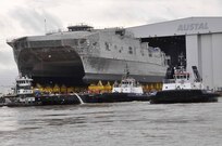 MOBILE, MOBILE. - The U.S. Navy's USNS City of Bismarck (EPF 9), the ninth EPF vessel, launched in Mobile, Alabama, June 7. 