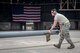 U.S. Air Force tech bailey smith 961st Aircraft Maintenance Unit communications and navigations craftsman, maneuvers a tow bar toward an E-3 Sentry from the 961st Airborne Air Control Squadron June 8, 2017, at Kadena Air Base, Japan. The 961st’s AWACS provides command and control for the Pacific Theater, management of theater forces and early warning of enemy actions during joint, allied and coalition operations. (U.S. Air Force photo by Senior Airman John Linzmeier)