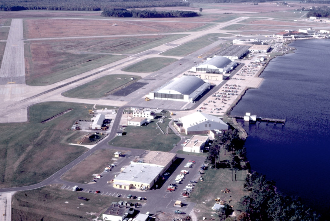 Air Station Elizabeth City, North Carolina
Original photo caption: "Coast Guard Air Station Elizabeth City, N.C."; photo not dated but was submitted on 15 April 1999; photo number 821201-A-5555A-009 (FR); photo by "U.S. Coast Guard."
