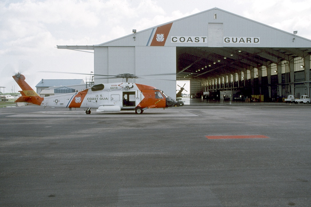 Air Station Elizabeth City, North Carolina
Original photo caption: "Coast Guard Air Station Elizabeth City."; photo is dated 7 July 1997; photo number 970702-I-5809B-002 (FR); photo by PA1 Telfair Brown, USCG.
