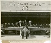 Air Station Miami, Florida
Original caption reads: "'General Muster' at Coast Guard Air Station Miami, Florida.  1-31-35 (2) N."; no photo number; photographer not listed.