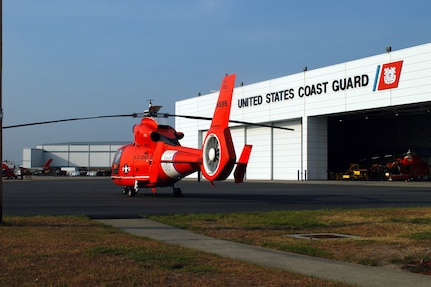 Air Station Savannah, Georgia
Original photo caption: "HUNTER ARMY AIRFIELD, Ga. -- Coast Guard Air Station Savannah played host to many air crews and helicopters that flew security patrols for the G8 Summit."; photo is dated 7 June 2004; photo number 040607-C-6148D-003 (FR); photo by PA3 Ryan Doss, USCG.