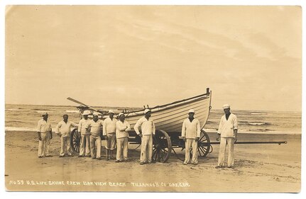 US Life Saving Crew Bar View Beach Tilamook Co, Oregon