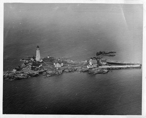 Light Station Boston, Massachusetts
Original caption: none; photo dated May, 1951; Photo No. 12-7;
 photographer unknown.