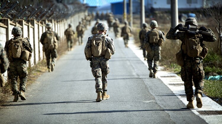 Marine Corps Systems Command has awarded a contract to provide Enhanced Combat Helmets to the fleet. The ECH exploits lightweight material technology to provide enhanced ballistic protection against select small arms and fragmentation. The helmet consists of a ballistic shell, suspension pads, and four-point retention system. In addition to the above components, a reversible helmet cover, night vision goggle bracket and attachment hardware will be provided for wear. (U.S. Marine Corps photo by Sgt. Isaac Ibarra) 