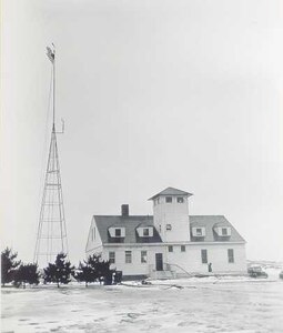 Coast Guard Station Tiana, Hampton Bay, Long Island, New York 1942-1944
"TIANA LIFEBOAT STATION." 
Courtesy of Kenneth Sutherland
