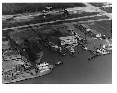 Life Boat Station Venice, Louisiana
CG Station Venice Moorings, no date.
