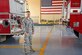 U.S. Air Force Staff Sergeant Zachary White, 612th Air Base Squadron, Fire Emergency Services crew chief, poses for a photograph at the Soto Cano Fire Department at Soto Cano Air Base, May 25th, 2017. Staff Sgt. White is in charge of deciding how his team of four responds to a fire emergency.   (U.S. Army photo by Maria Pinel)
