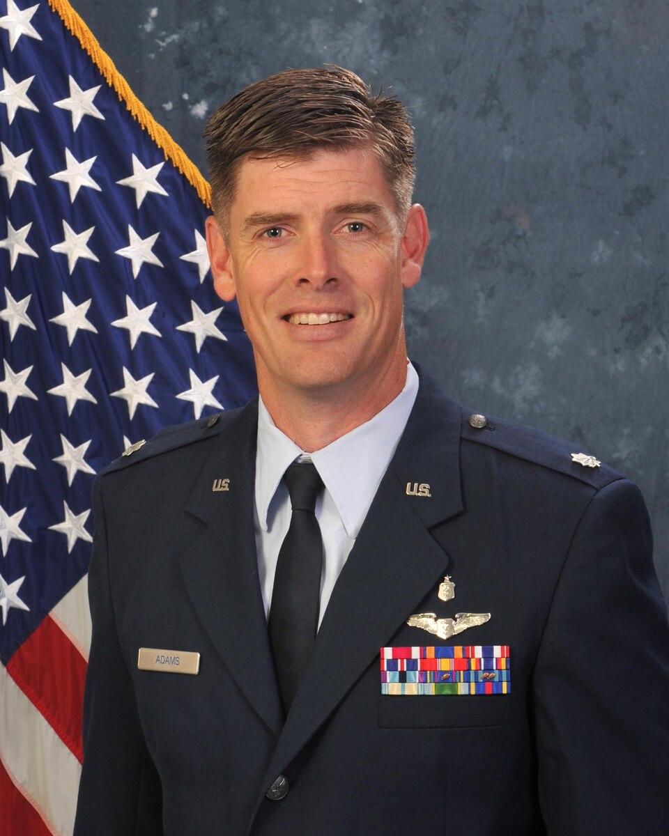 Pennsylvania Air National Guardsman, Russell L. Adams, Medical Group Commander for the 171st Air Refueling Wing located near Pittsburgh Pennsylvania sits for an official photo 30 Sep., 2016. (U.S. Air National Guard Photo by Airman First Class)