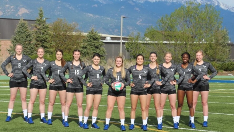 The All-Air Force volleyball team competed in the Armed Forces Volleyball Championship May 18-20 at Naval Station Mayport, Florida. With one loss and winning five straight matches, the Air Force won the gold medal. (U.S. Air Force courtesy photo)