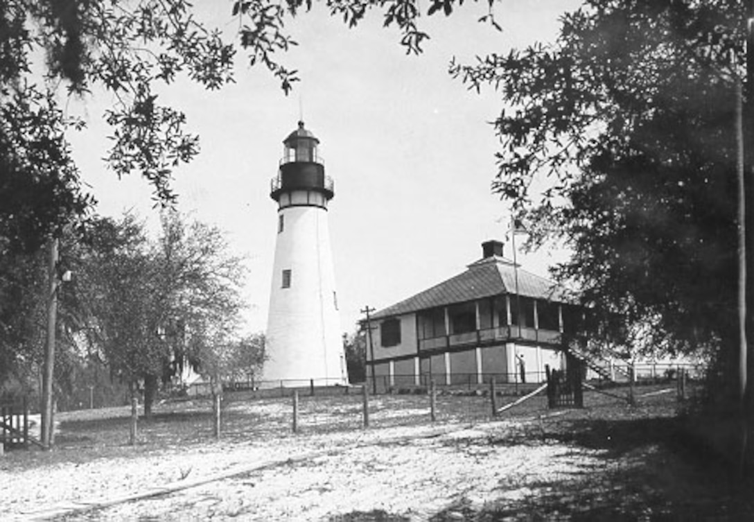 Amelia Island Lighthouse, Florida; no photo number/caption/date; photographer unknown.
