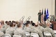 U.S. Air Force Lt. Gen. Brad Webb, commander of Air Force Special Operations Command, addresses Airmen of the 193rd Special Operations Wing during an “All Call” held on base during his visit, June 10, 2017.  Webb spoke on a variety of topics including the vison, mission and priorities of AFSOC; AFSOC’s strategic value to the nation; and the wing’s spectrum of conflict. Webb also personally recognized six award-winning members of the wing for their outstanding efforts throughout the year. He concluded the “All Call” by taking questions from the Airmen in attendance. (U.S. Air National Guard photo by Tech. Sgt. Claire Behney/Released)
