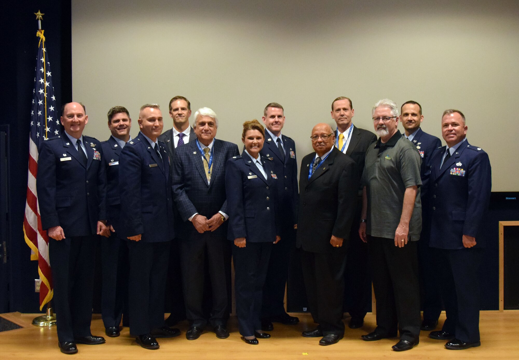 The 433rd Airlift Wing officially inducted five civic leaders into its Honorary Commanders Program during a ceremony  June 10, 2017 on Joint Base San Antonio-Lackland, Texas. The program, which is in its sixth year, aims to strengthen the ties between the military and civilian communities. (U.S. Air Force photo by Tech. Sgt. Carlos J. Treviño)