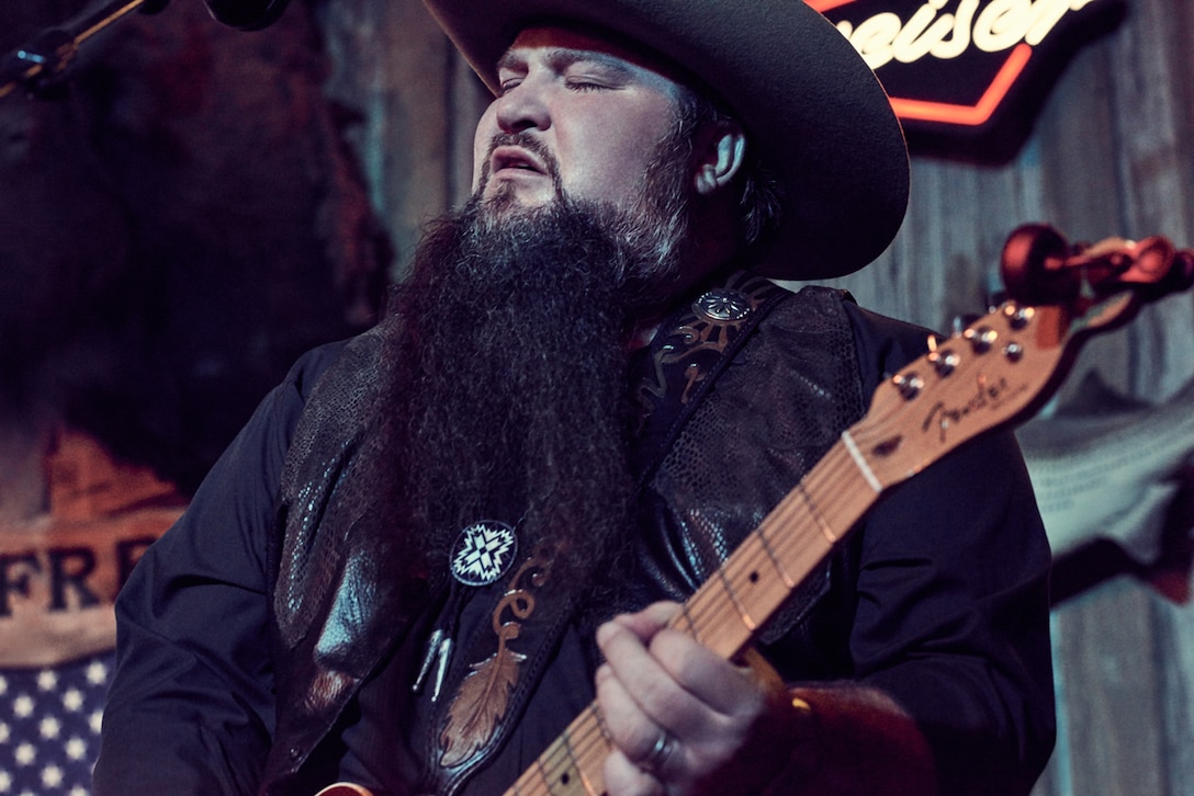Sundance Head, winner of "The Voice" singing contest on NBC-TV, aims to give Airmen and their families "one of the best concerts they've ever seen" during his tour of 10 U.S. Air Force bases. (Meredith Truax courtesy photo)