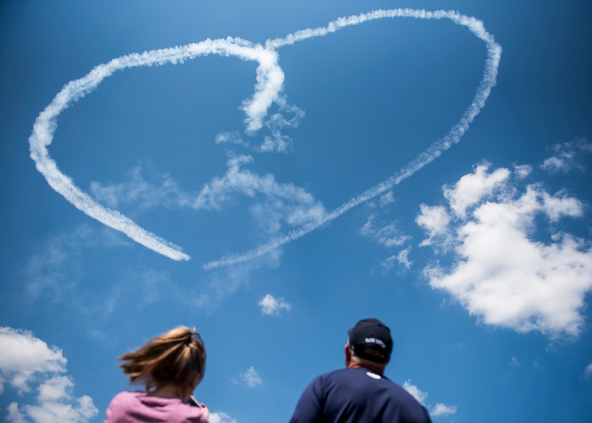 The Thunderbirds, officially known as the U.S. Air Force Air Demonstration Squadron, performs precision aerial maneuvers to demonstrate the capabilities the F-16 Fighter Falcon, the Air Force’s premier multi-role fighter jet, Scott Air Force Base, Ill., June 10, 2017.   The Thunderbirds performed their hour-long demonstration at speeds up to 600 mph and fly just a few feet of one another between wingtip to wingtip. This highly maneuverable fighter has proven to be one of the world's best precision tactical bomber and air-to-air combat aircraft.