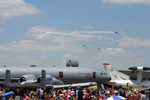 "Tora, Tora, Tora," performs the re-creation of the Dec. 7, 1941, attack on Pearl Harbor during the 100th Centennial Celebration Air Show, June 10, 2017, at Scott Air Force Base, Ill. The motto of the Commemorative Air Force and the "Tora" act is "Lest We Forget." Tora is not intended to promote nationalism or glorify war. The intent of the Tora group is to help generations of individuals throughout the world born after World War II understand that war does not discriminate in the pain it causes and that courageous individuals on both sides lose their lives.  (U.S. Air Force photo by Tech. Sgt. Jonathan Fowler)