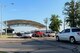 Vehicles enter Wright-Patterson Air Force Base, Ohio, through the newly re-opened Gate 19B, June 12, 2017. An overhead canopy and six guard booths were installed, improving security of Wright-Patterson AFB and safety of the 88th Security Forces defenders. (U.S. Air Force photo/Wesley Farnsworth)
