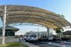 Vehicles enter Wright-Patterson Air Force Base, Ohio, through the newly re-opened gate 19B, June 12, 2017. The gate, which closed April 3 for construction, is located on National Rd. (U.S. Air Force photo/Wesley Farnsworth)