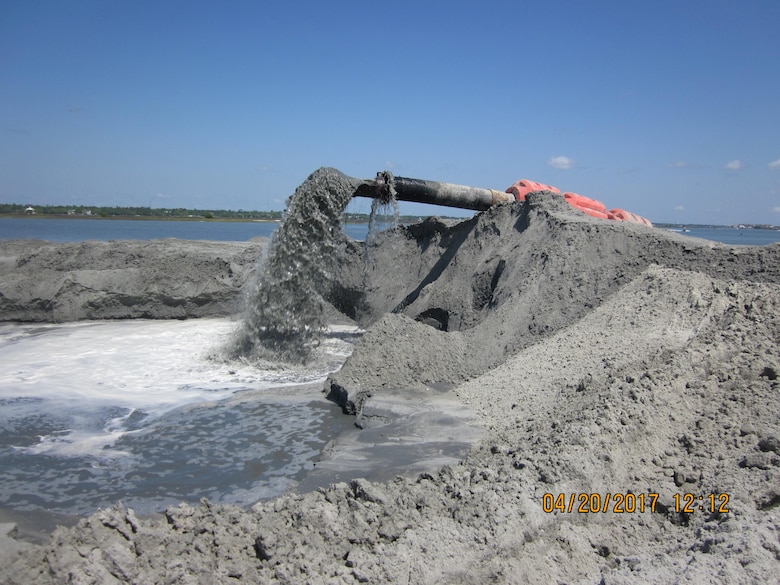 The Charleston District recently completed a beach nourishment project at Huntington Beach State Park to stabilize the southern jetty. This will stabilize impacts from future storms and reduce future maintenance costs for the federal government.