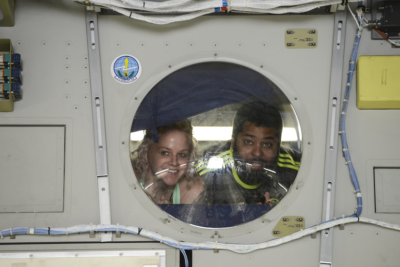 Runners tour a static display of a C-17 Globemaster III before participating in Joint Base Charleston’s 9th annual Run the Runway here, June 10. Visitors were also able to watch a demonstration from the 628th Security Forces Squadron’s military working dog section during the event. 