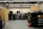 U.S. Airmen assigned to the 20th Maintenance Group Air Force Repair Enhancement Program (AFREP) flight, prepare equipment for repair at Shaw Air Force Base, S.C., June 12, 2017. Airmen assigned to the AFREP flight have saved the 20th Fighter Wing approximately $3.8 million so far in the 2017 fiscal year. (U.S. Air Force photo by Airman 1st Class Christopher Maldonado)