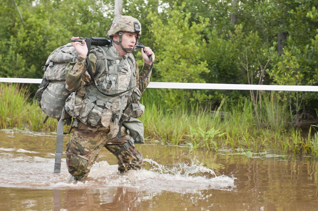 Staff Sgt. Steven Rafanan, of Covina, Calif., a paralegal specialist representing the Army Reserve Legal Command, competes in the 10-kilometer ruck march at the 2017 U.S. Army Reserve Best Warrior Competition at Fort Bragg, N.C. June 13. This year’s Best Warrior Competition will determine the top noncommissioned officer and junior enlisted Soldier who will represent the U.S. Army Reserve in the Department of the Army Best Warrior Competition later this year at Fort A.P. Hill, Va. (U.S. Army Reserve photo by Sgt. David Turner) (Released)