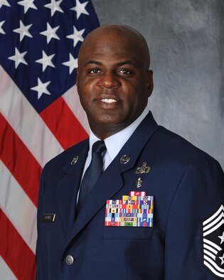 Chief Master Sgt. David E. Satchell, 521st Air Mobility Operations Wing command chief.