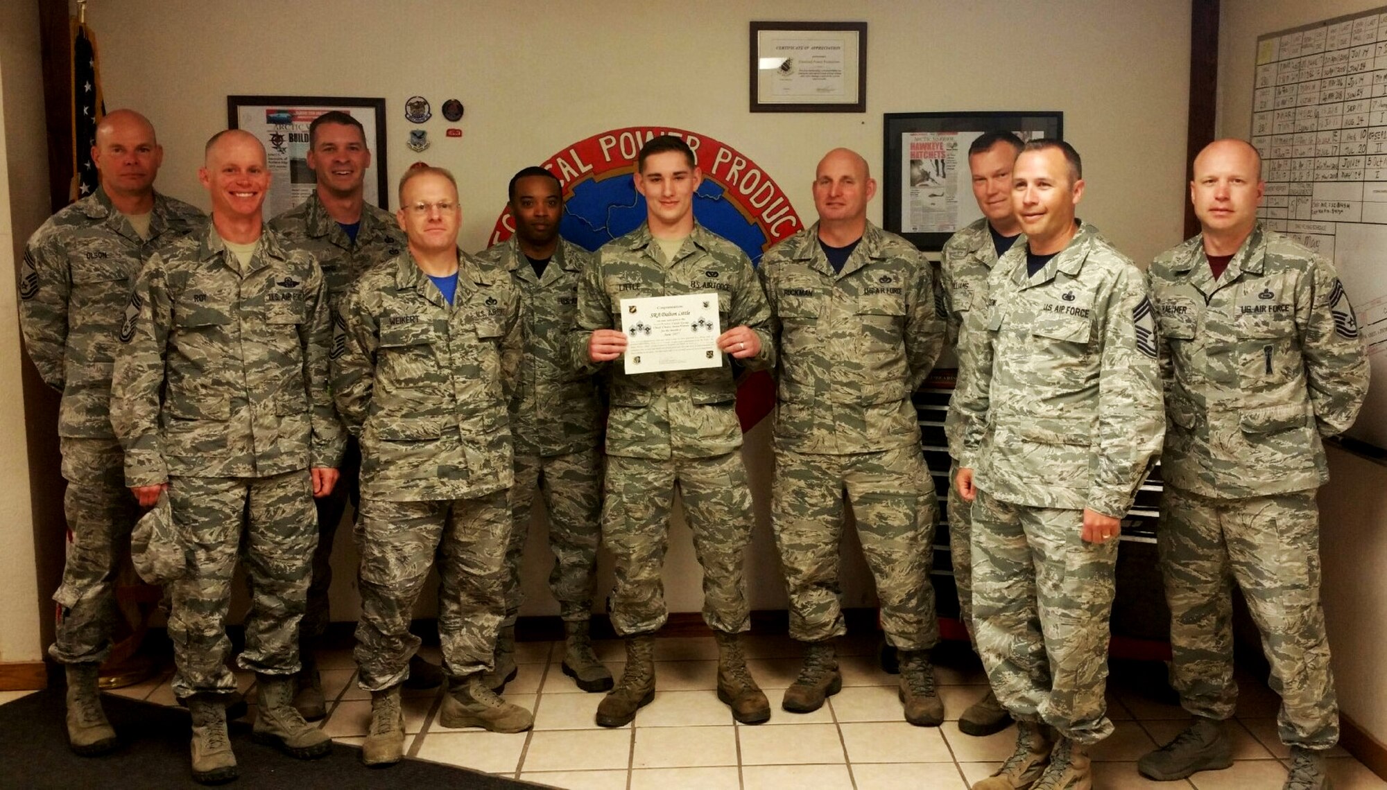 SrA Dalton Little was selected as the Chief's Choice Award winner for the month of June 2017.