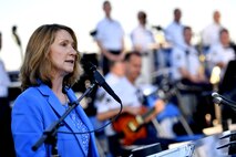 The second installment of the Heritage to Horizons concert series celebrating the Air Force's 70 years of breaking barriers was held at the Air Force Memorial, Arlington Va. June 9, 2017. The event was co-hosted by Undersecretary of the Air Force Lisa Disbrow and the Vice Chief of Staff of the Air Force Gen. Stephen Wilson, and featured performances by the U.S. Air Force Band and the U.S. Air Force honor Guard Drill Team.  