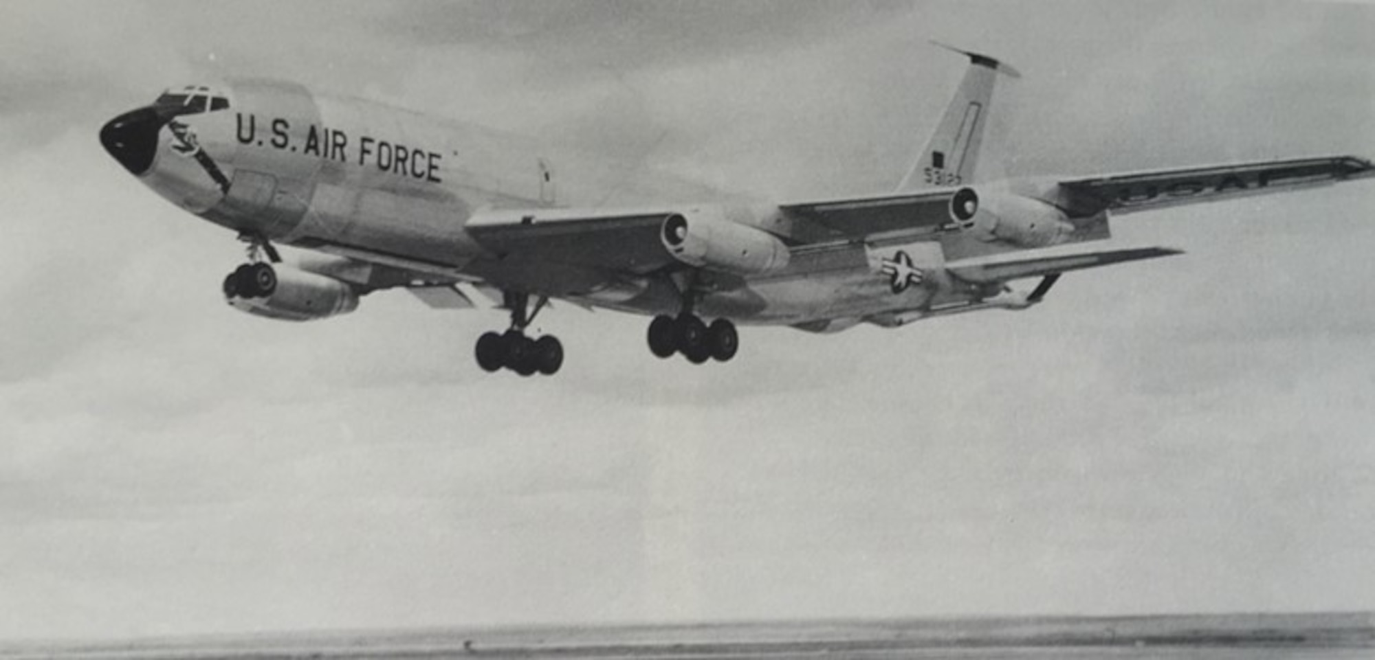 June 28, 1957 marks the first KC-135 Stratotanker (tail number 55-3127) that was delivered to the United States Air Force. The aircraft was delivered to the 93rd Air Refueling Squadron, and then assigned to Castle Air Force Base, California. This was the first of three KC-135s that were delivered that day. (Courtesy Photo)