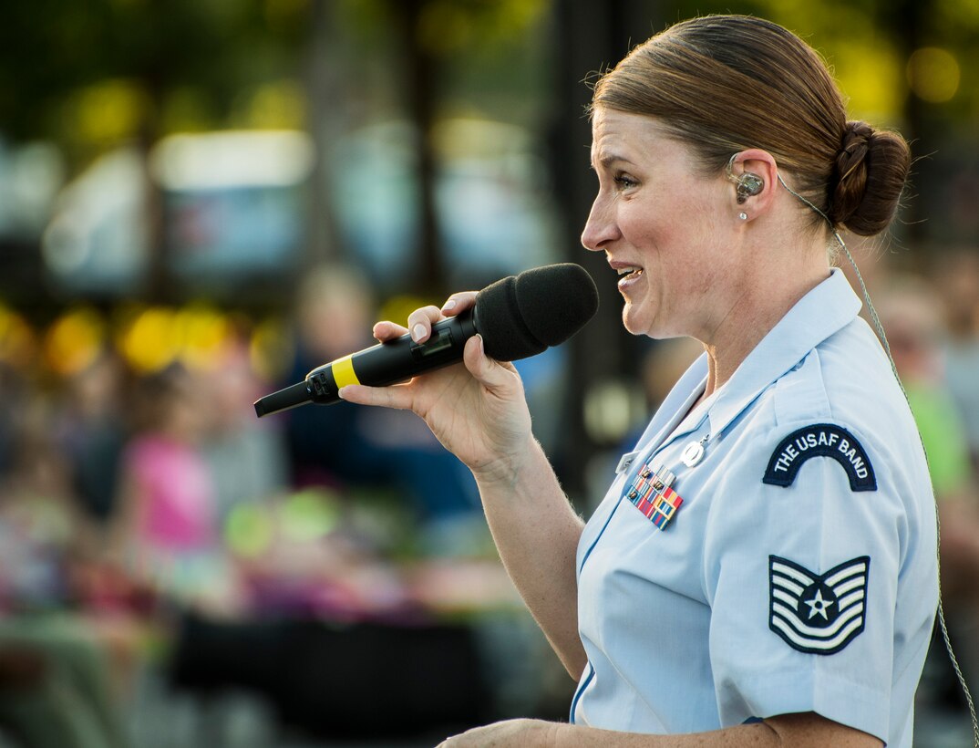 The second installment of the Heritage to Horizons concert series celebrating the Air Force's 70 years of breaking barriers was held at the Air Force Memorial, Arlington Va. June 9, 2017. The event was co-hosted by Undersecretary of the Air Force Lisa Disbrow and the Vice Chief of Staff of the Air Force Gen. Stephen Wilson, and featured performances by the U.S. Air Force Band and the U.S. Air Force honor Guard Drill Team.  