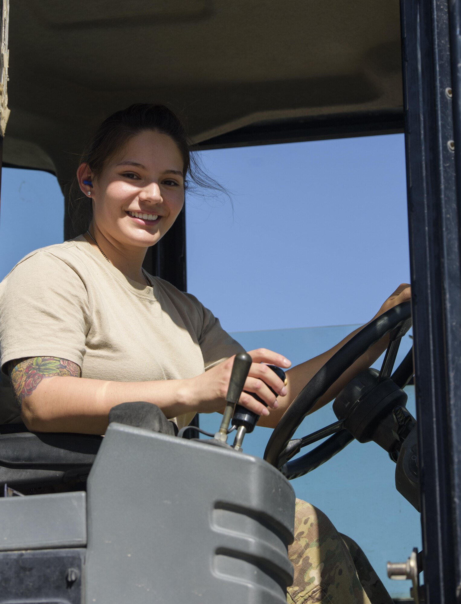 Staff Sgt. Janet Soto is a member of the 455th Expeditionary Logistic Readiness Squadron traffic management office. As a member of the 455th ELRS TMO, Soto and her team sorts through various types of cargo each day and ensures they get where they need to be. She is native of Vidalia, Georgia, and is currently stationed at Barksdale Air Force Base, Louisiana. (U.S. Air Force photo by Staff Sgt. Benjamin Gonsier) 
