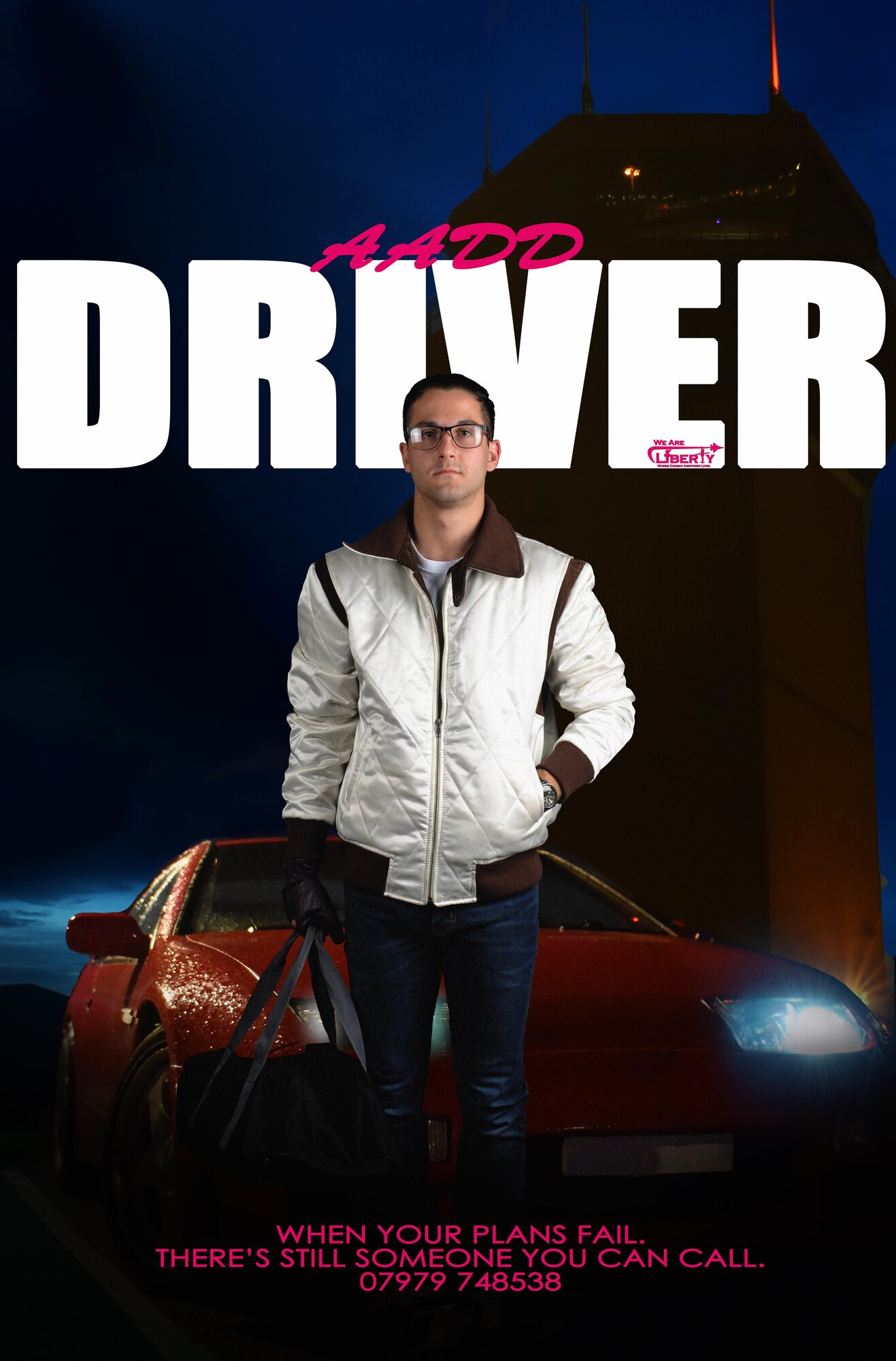 The Airmen Against Drunk Driving program is available to all military I.D, cardholders, dependent I.D. card holders, NAF employees, DOD civilians, MOD, and TDY personnel. Hours of operation are 10 p.m. to 4 a.m. on all goal days, holidays, family days, and every Friday-Saturday. (U.S. Air Force photo illustration/Airman 1st Class Eli Chevalier)