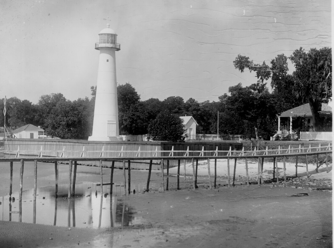 Biloxi Light Station, Mississippi; Original caption: "Camera Station No. 1."; photo dated 26 October 1892; Photo No. 66; photographer unknown.