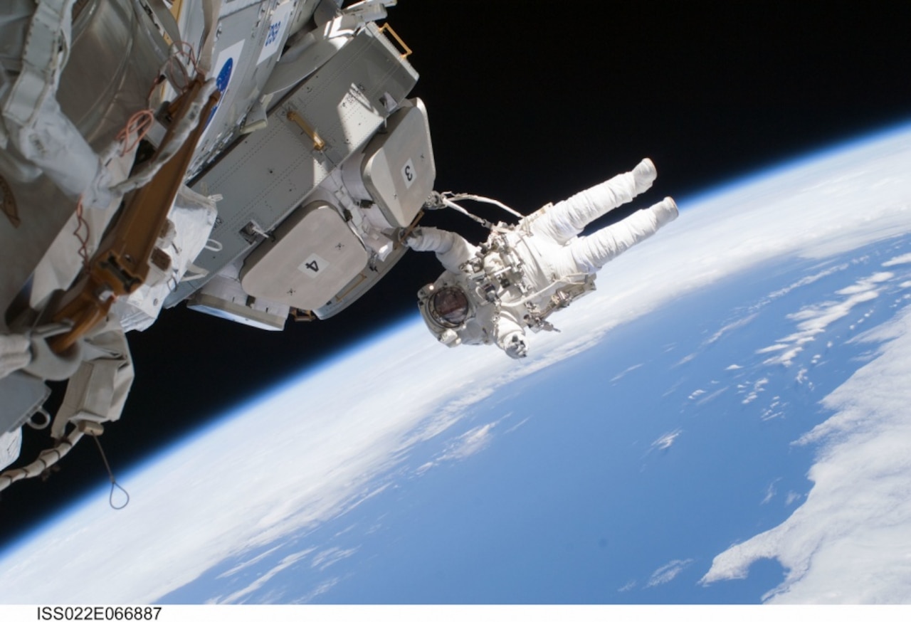 Performing a spacewalk is one of the many things that Army Maj. (Dr.) Francisco Rubio will train on over the next two years on his way to becoming an astronaut. NASA photo