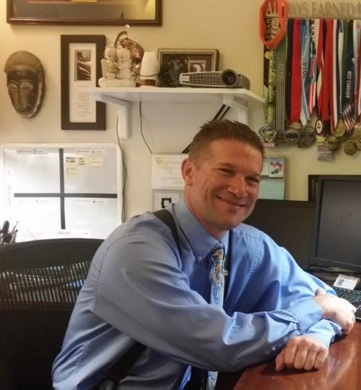 David Shahady, director of the Air Force SBIR/STTR Program, says the goal of the program is to make sure the program makes an impact – both economically for small businesses - and for the Air Force as an organization looking to solve problems. (U.S. Air Force photo/Bryan Ripple)