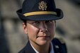 Chief Warrant Officer 2 Jennifer Pace poses for a portrait in Baltimore, Maryland, June 15, where she used to work as a police officer before committing her career full time to the U.S. Army Reserve. Pace is among this year's recipients of the General Douglas MacArthur Leadership Award, which she won as a property book officer while working for the 290th Military Police Brigade, headquartered in Nashville, Tennessee. In her leadership journey and professional growth, Pace overcame the loss of her brother, Danny Gamez, who passed away in 2011. (U.S. Army Reserve photo by Master Sgt. Michel Sauret)