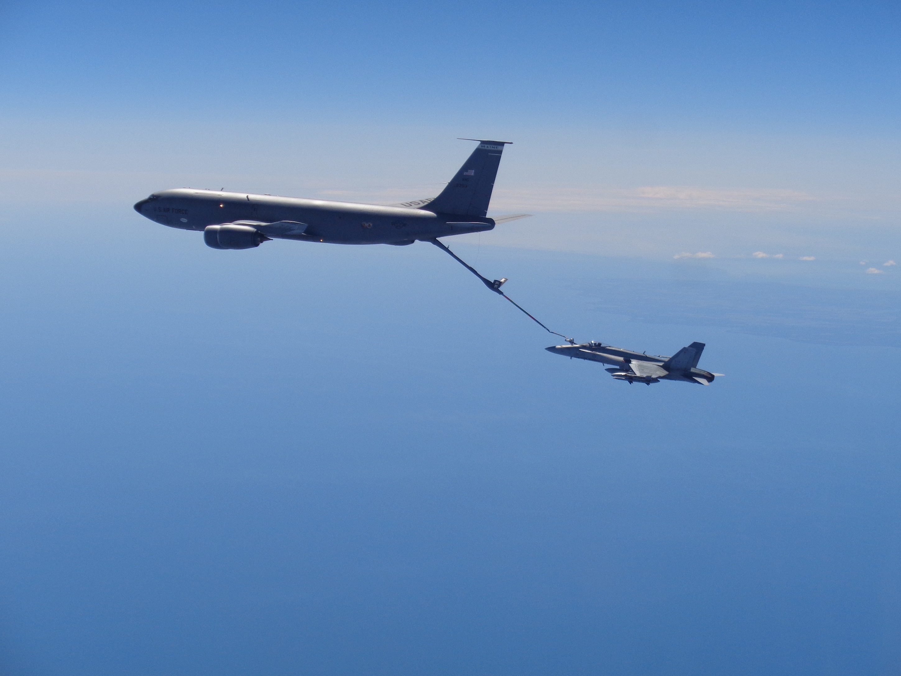 Canadian NORAD Region aircraft practice intercept and escort