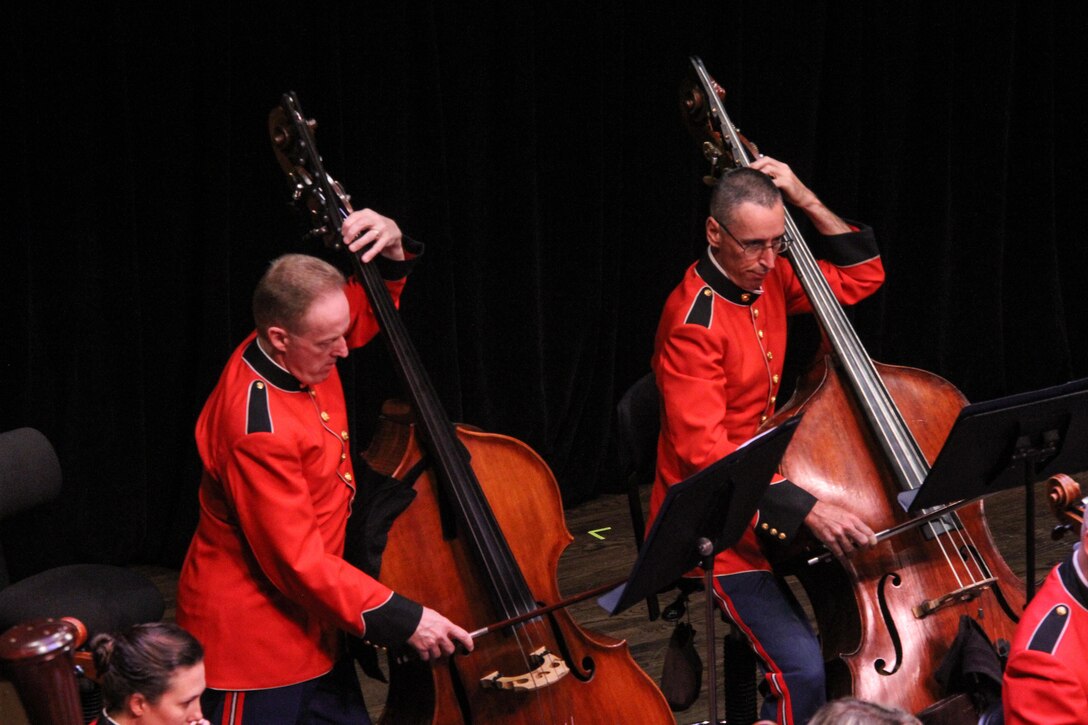 On June 17, 2017, the Marine Chamber Orchestra performed Antonio Vivaldi's The Four Seasons and Max Richter's The Four Seasons Recomposed at the Rachel M. Schlesinger Center and Concert Hall in Alexandria, Va. (U.S. Marine Corps photo by Master Sgt. Amanda Simmons/released)