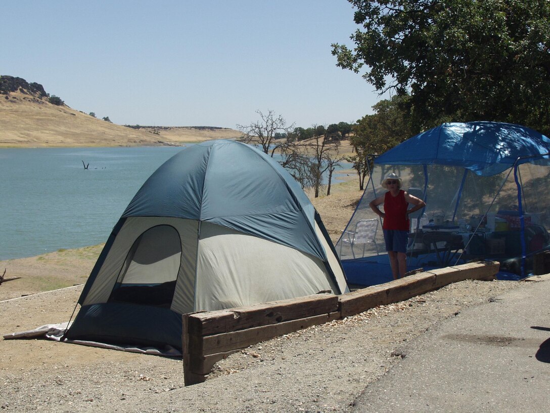 A campsite with a view awaits you at Black Butte Lake.