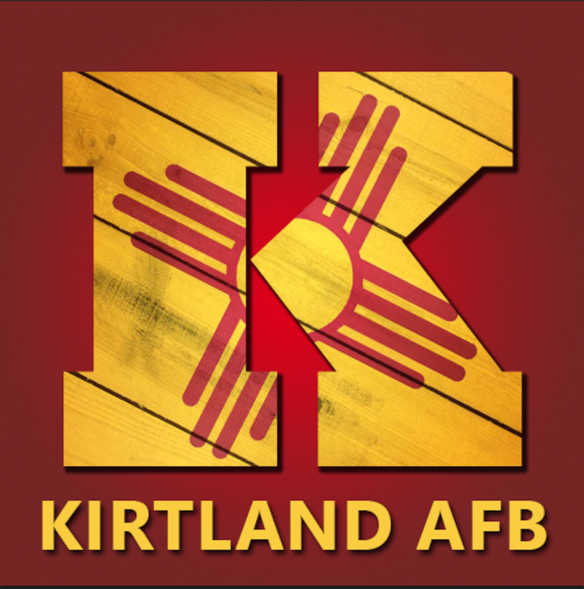 Kirtland Air Force Base App Logo.
(U.S. Air Force graphic by Senior Airman Bethany La Ville)