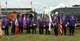 Master Sgt. Josette Wheeler, 914th Maintenance Squadron, (pictured 4th from the right) participates in a Veteran's Day Ceremony as a member of the Six Nations and the American Legion at the Erie County Fair, August, 2016, Hamburg, N.Y. (courtesy photo)  